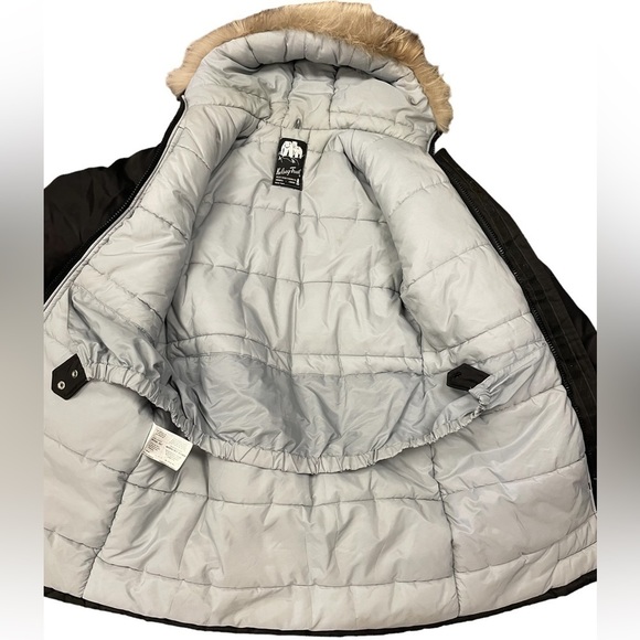 Kelsey Trail Original Black Midi Parka With Faux Fur Size 11 - Picture 7 of 13